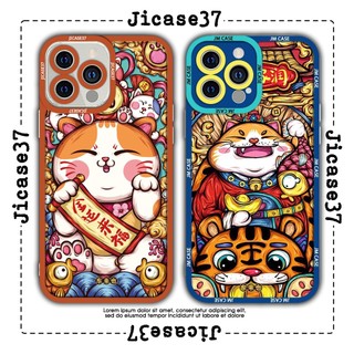 Ốp lưng iphone cạnh vuông JM CASE Mèo thần tài cool ngầu mạnh mẽ may mắn 6/6pl/6s/6spl/7/7pl/8/8pl/x/xs/11/12/13/pro/max