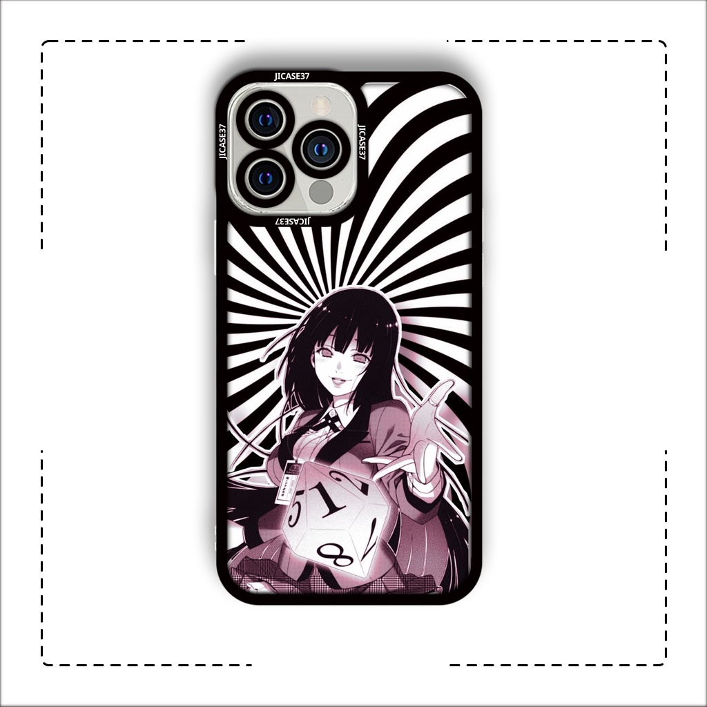 Ốp lưng iphone cạnh vuông JM Case Kakegurui anime Yumeko 6plus/6s/6splus/7/7plus/8/8plus/x/xs/11/12/pro/max/plus/promax