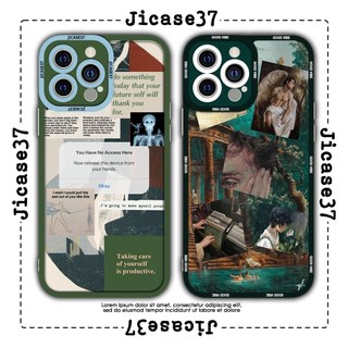 Ốp lưng iphone cạnh vuông JM CASE tranh sơn dầu collage retro art 6plus/6s/6splus/7/7plus/8/8plus/x/xs/11/12/pro/max/plu