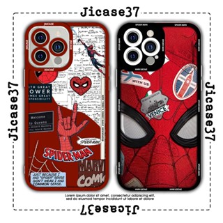 Ốp lưng iphone cạnh vuông JM CASE SpiderMan collage 6plus/6s/6splus/7/7plus/8/8plus/x/xs/11/12/pro/max/plus/promax