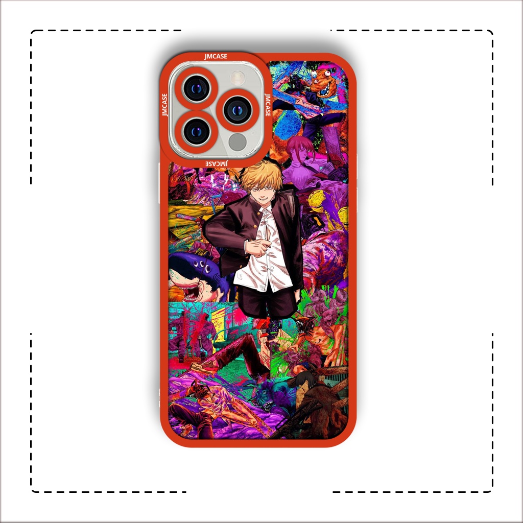 Ốp lưng iphone cạnh vuông jmcase denji chainsaw man 6plus/6s/6splus/7/7plus/8/8plus/x/xs/11/12/pro/max/plus/promax
