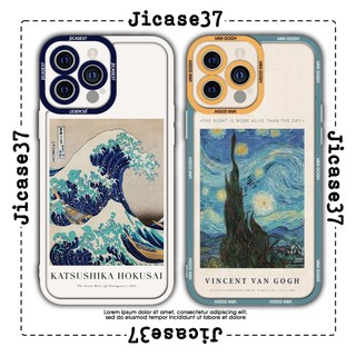 Ốp lưng iphone cạnh vuông JM Case Van Gogh đêm đầy sao 6plus/6s/6splus/7/7plus/8/8plus/x/xs/11/12/pro/max/plus/promax