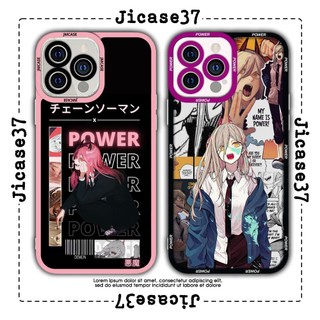 Ốp lưng iphone cạnh vuông JMCase Manga Power Chainsaw Man 6plus/6s/6splus/7/7plus/8/8plus/x/xs/11/12/pro/max/plus/promax