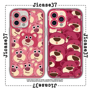 Ốp lưng iphone cạnh vuông JM Case Gấu hồng cute 6plus/6s/6splus/7/7plus/8/8plus/x/xs/11/12/pro/max/plus/promax
