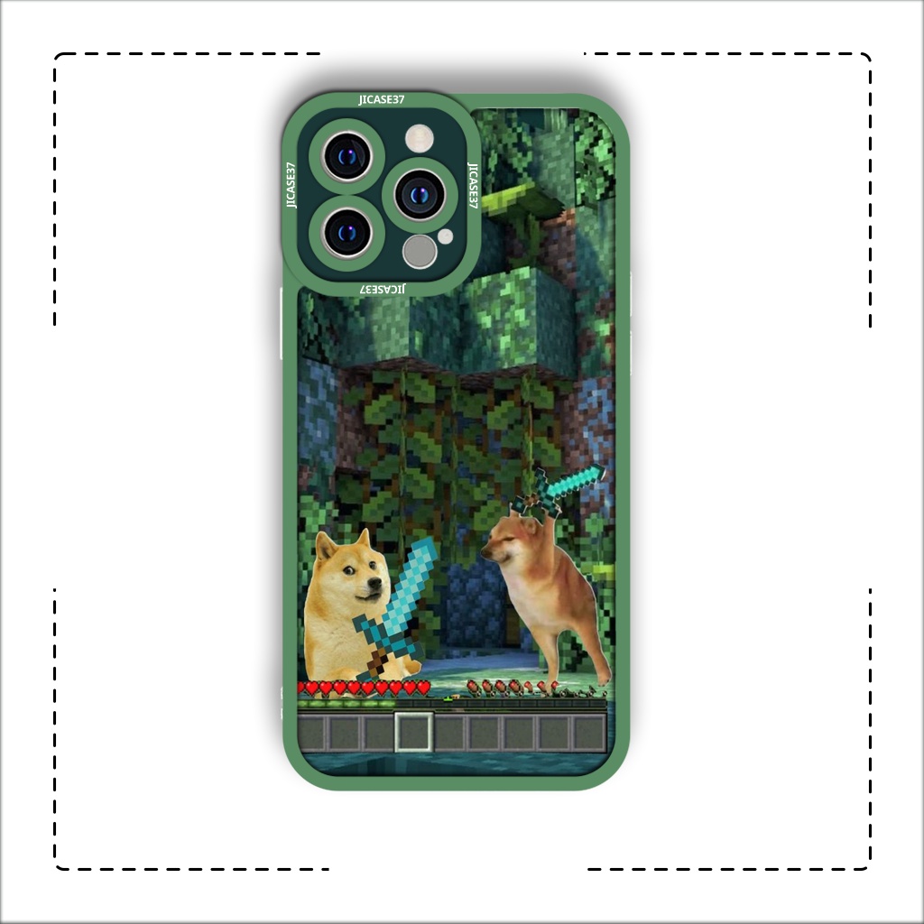 Ốp lưng iphone cạnh vuông JMCase Cheems Khóc 6plus/6s/6splus/7/7plus/8/8plus/x/xs/11/12/pro/max/plus/promax