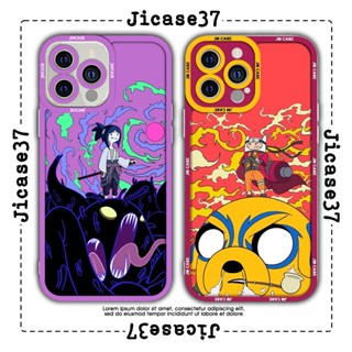 Ốp lưng iphone cạnh vuông JM Case adventure time Naruto 6plus/6s/6splus/7/7plus/8/8plus/x/xs/11/12/pro/max/plus/promax