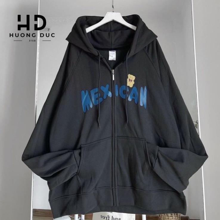 Áo Khoắc Hoodie Nỉ Nam Nữ Form Rộng Chất Nỉ Bông Dày Dặn In Chữ MEXICAN