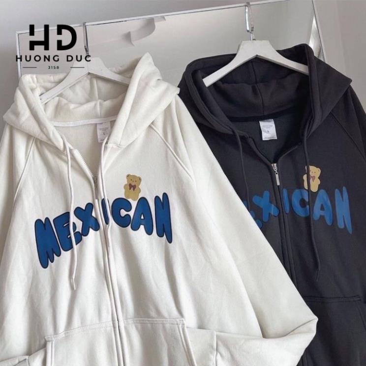 Áo Khoắc Hoodie Nỉ Nam Nữ Form Rộng Chất Nỉ Bông Dày Dặn In Chữ MEXICAN