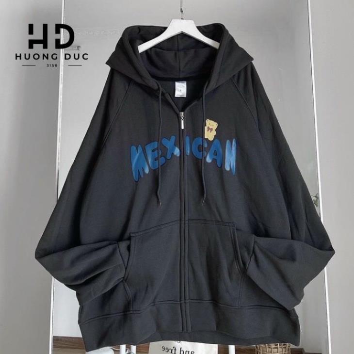 Áo Khoắc Hoodie Nỉ Nam Nữ Form Rộng Chất Nỉ Bông Dày Dặn In Chữ MEXICAN