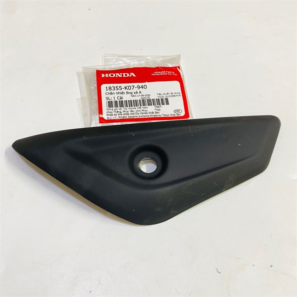 Chắn nhiệt ống xả A , Ốp bô Wave Rsx (2012-2013) Zin Honda - 18355K07940