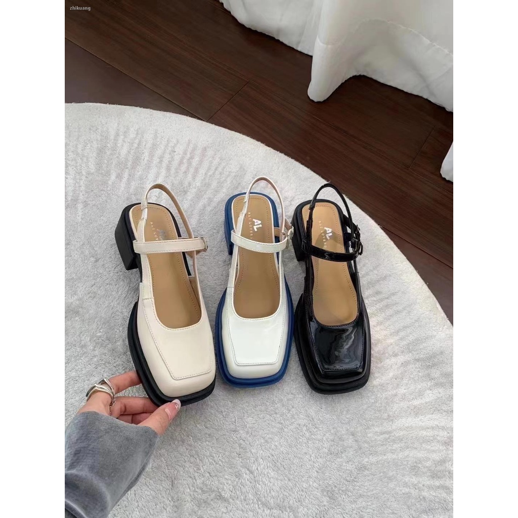 Xăng đan Da off-white Thời Trang Mùa Hè 2023 Dễ Phối Đồ