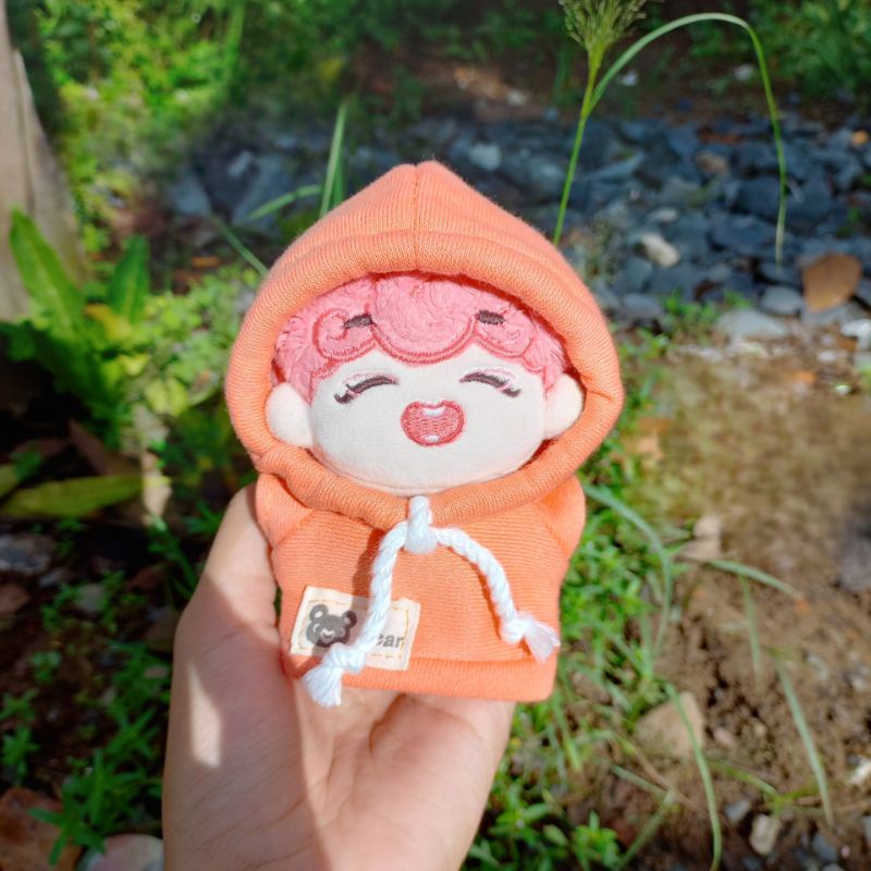 Áo hoddie oversize cho doll 10cm
