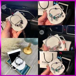 Vòng tay PANDORA Charm pha lê nhiều màu đẹp sang chảnh trang sức hotgirl