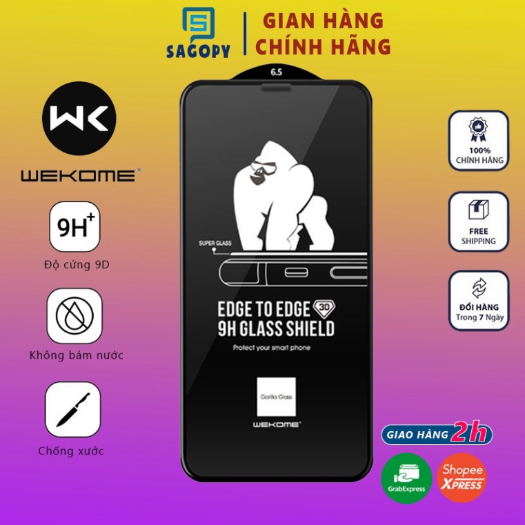Kính cường lực KingKong chính hãng cho iphone6 7 8plus X XsMax 11 11 ProMax 12 12 ProMax 13 13 ProMax 14 Plus ProMax