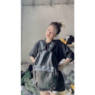 Ba lô thập đá ảnh thật đen