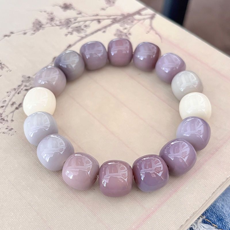 Vòng Tay Chuỗi Hạt Bồ Đề Màu Tím berry milkshake bodhi Chính Hãng Cho Học Sinh
