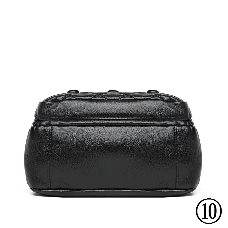 Túi Xách Da PU Mềm Đính Đá Thiết Kế Đơn Giản Thời Trang Cho Nữ