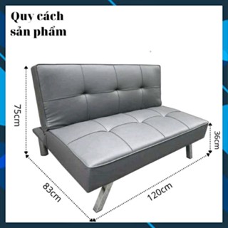 Ghế sofa bed mini, sofa đơn thon thả decor phòng, sofa phòng trọ