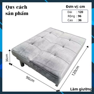 Ghế sofa bed mini, sofa đơn thon thả decor phòng, sofa phòng trọ
