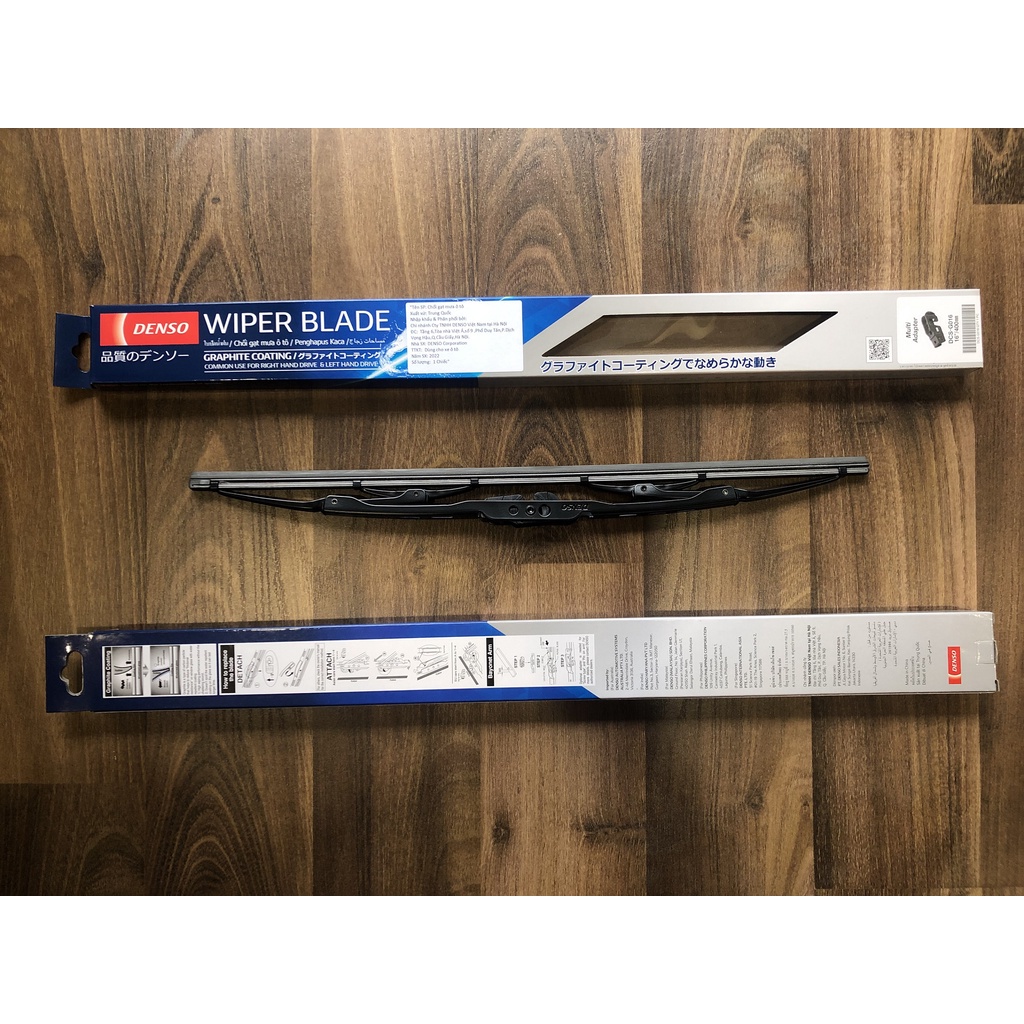Gạt mưa Daewoo Gentra 2007-2011 Denso DCS xương sắt hàng chính hãng 16inch 22inch - Bộ 2 cái