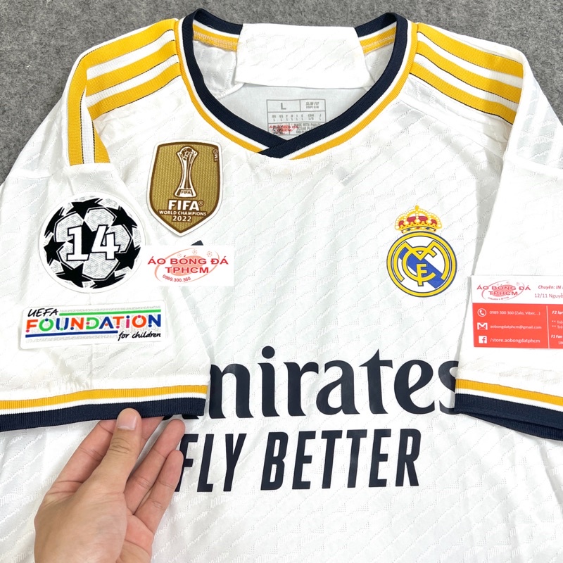 REAL mùa 23/24 - Áo Bóng Đá bản PLAYER hàng Thái - 23/24REAL.TRẮNG