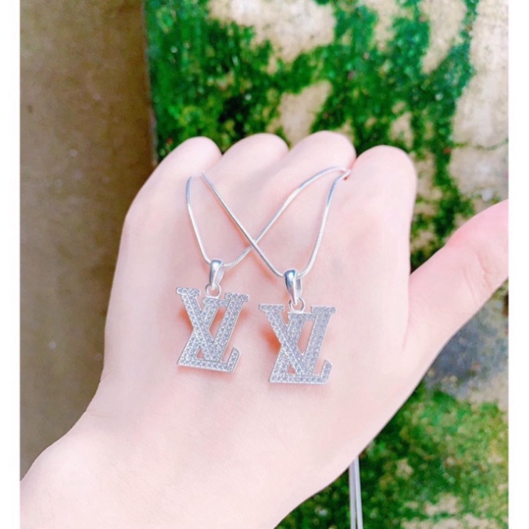 Dây Chuyền Mặt Lv Nữ , Dây Mặt Bạc Ta - Tiệm Trang Sức