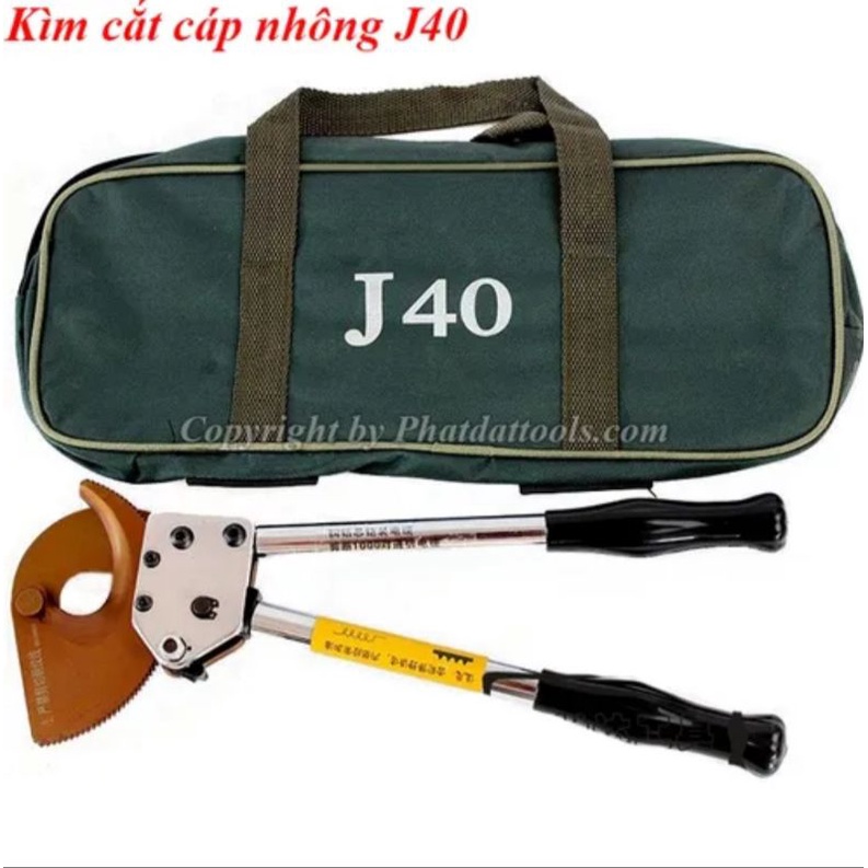 J40 Kiềm Kềm Kìm cắt cáp nhông đồng nhôm sắt thép ACSR dành cho điện lực