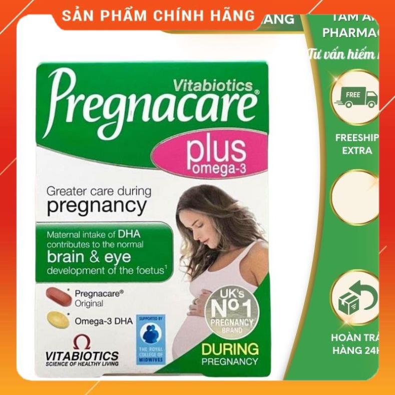 87U Vitamin bà bầu Pregnacare Plus Omega-3 hộp 56 viên của Anh - Giúp mẹ khỏe, bé phát triển toàn diện- Nhà Thuốc Tâm An
