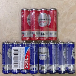 Pin tiểu AA panasonic 1 vỉ 4 viên