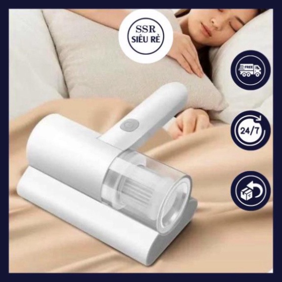 Máy hút bụi giường nệm - máy hút bụi mini không dây sạc pin có tia UV khử khuẩn