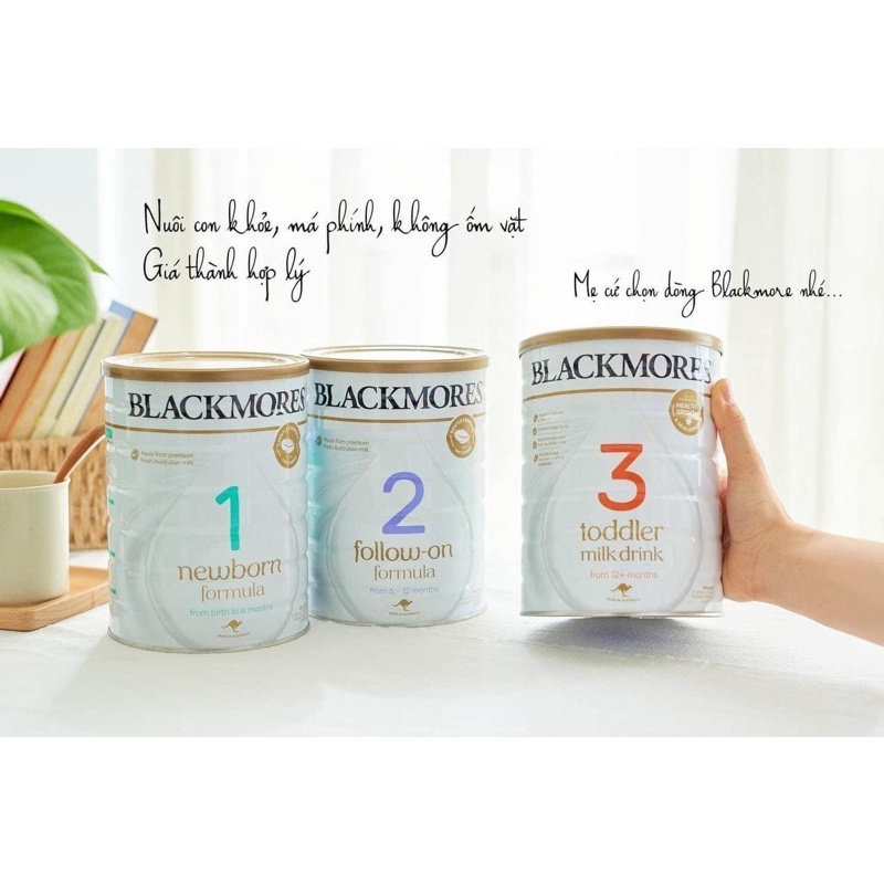 Sữa Blackmore đủ số 123