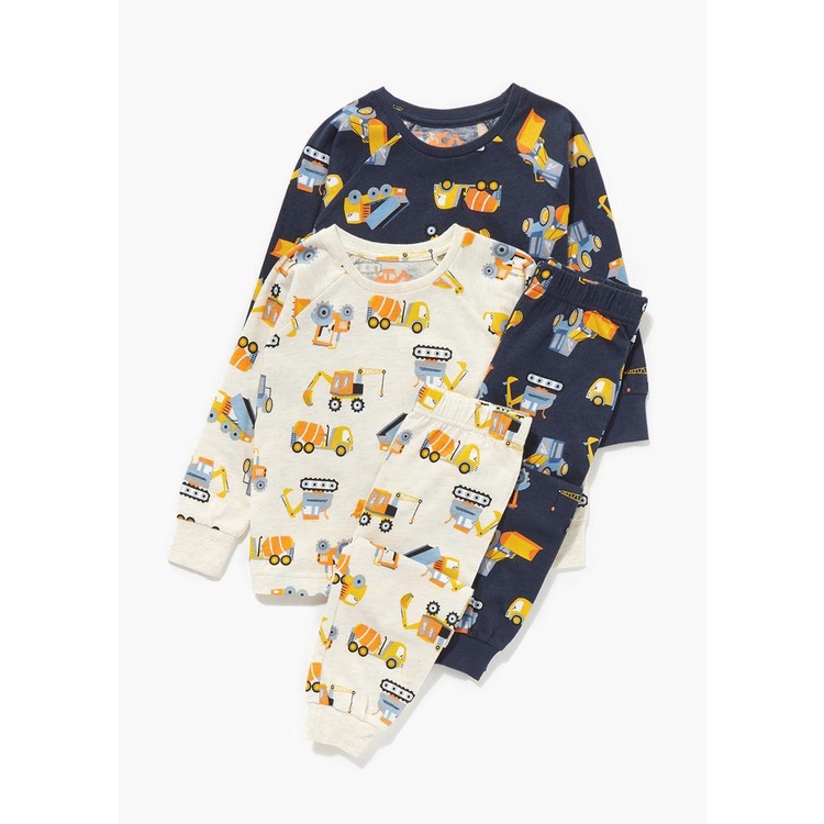 Bộ cotton Matalan nhiều hình ô tô / tên lửa BT size 9m - 5y