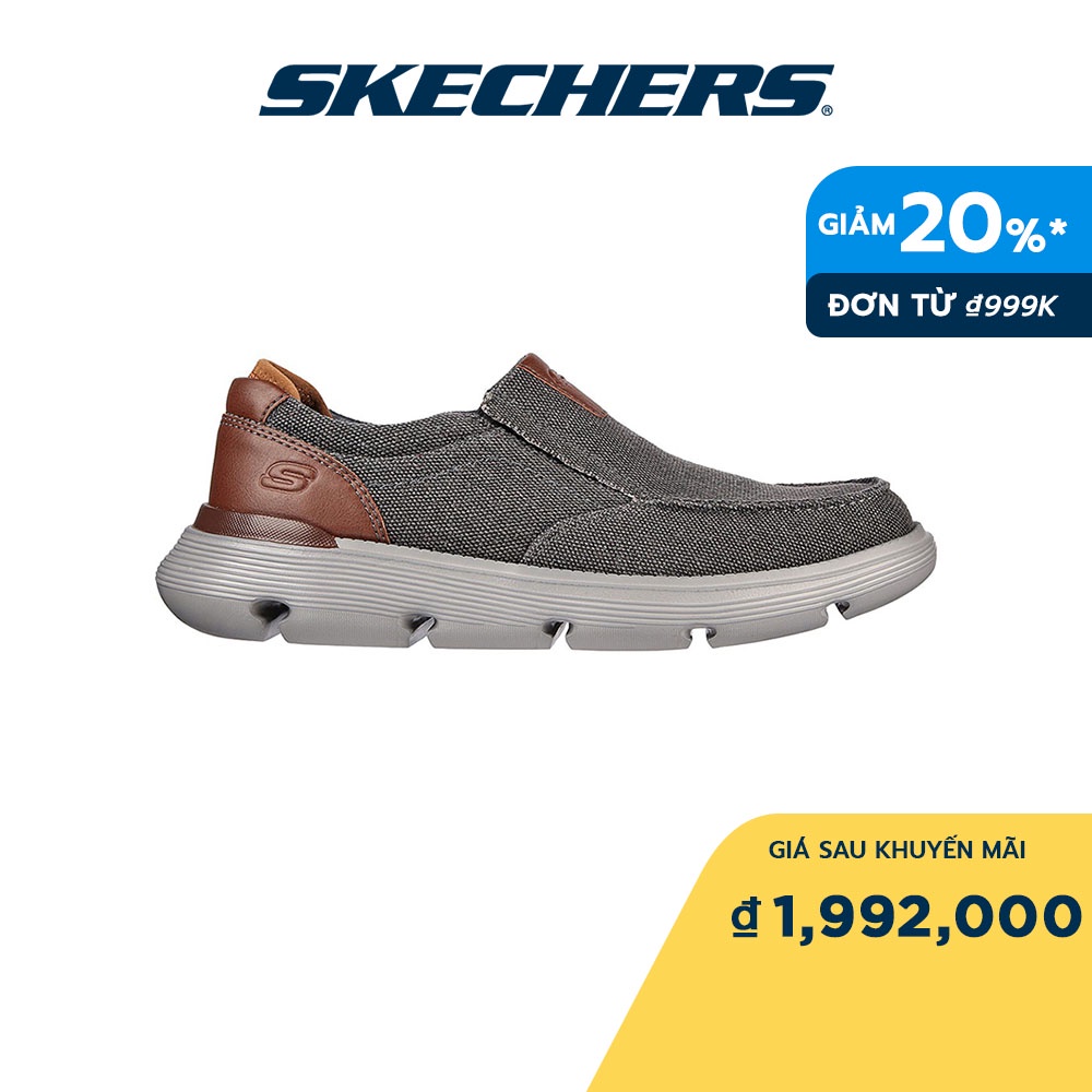 Skechers Nam Giày Thể Thao SKECHERS USA Garza Air-Cooled Memory Foam - 204571-BLK