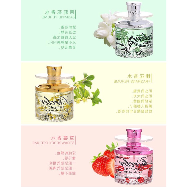 Nước Hoa Mùi Trái Cây Hoa / Chanh / Oải Hương Dạng Xoay 2099 50ml