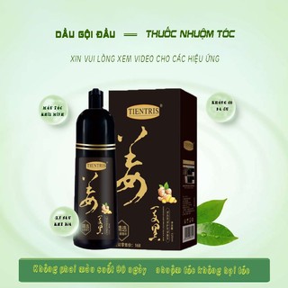 520ML thuốc nhuộm tóc thảo dược nhuộm tóc tại nhà Thuốc nhuộm tóc sẽ không dính vào da Dầu Gội Bạc Tóc Dầu Gội Màu Tóc