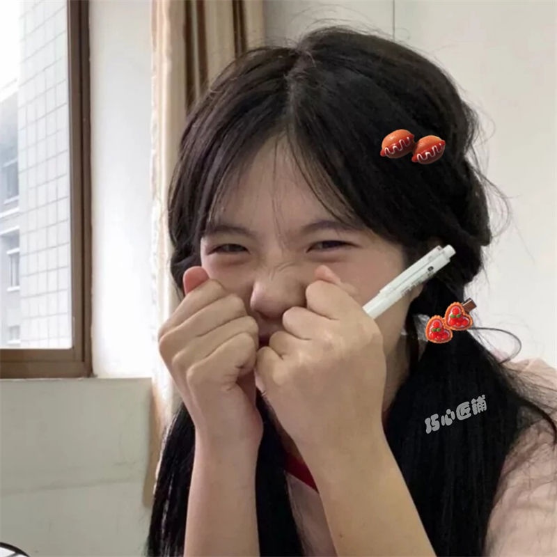 Kẹp Tóc Hình Bánh Quy / Tráng Miệng Hoạt Hình Dễ Thương Cho Bé Gái