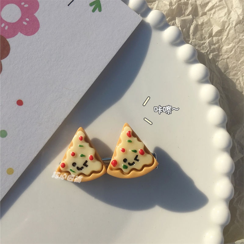 Kẹp Tóc Hình Bánh Quy / Tráng Miệng Hoạt Hình Dễ Thương Cho Bé Gái