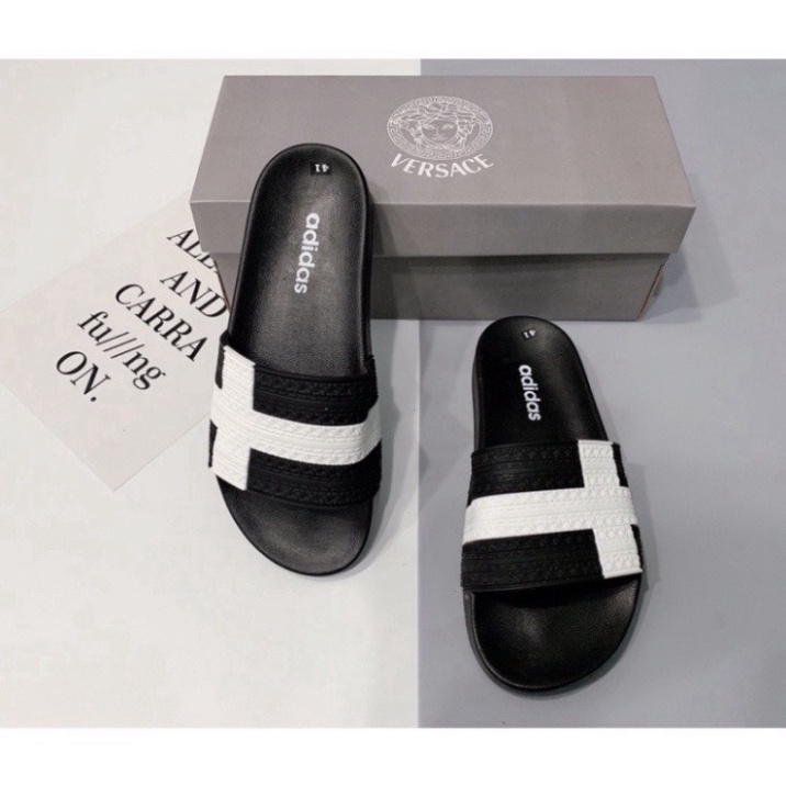 Dép nam quai ngang, Dép boy phố, Dép Adidas chữ thập mẫu mới nhất 2023 Mộc Trà Shoppp