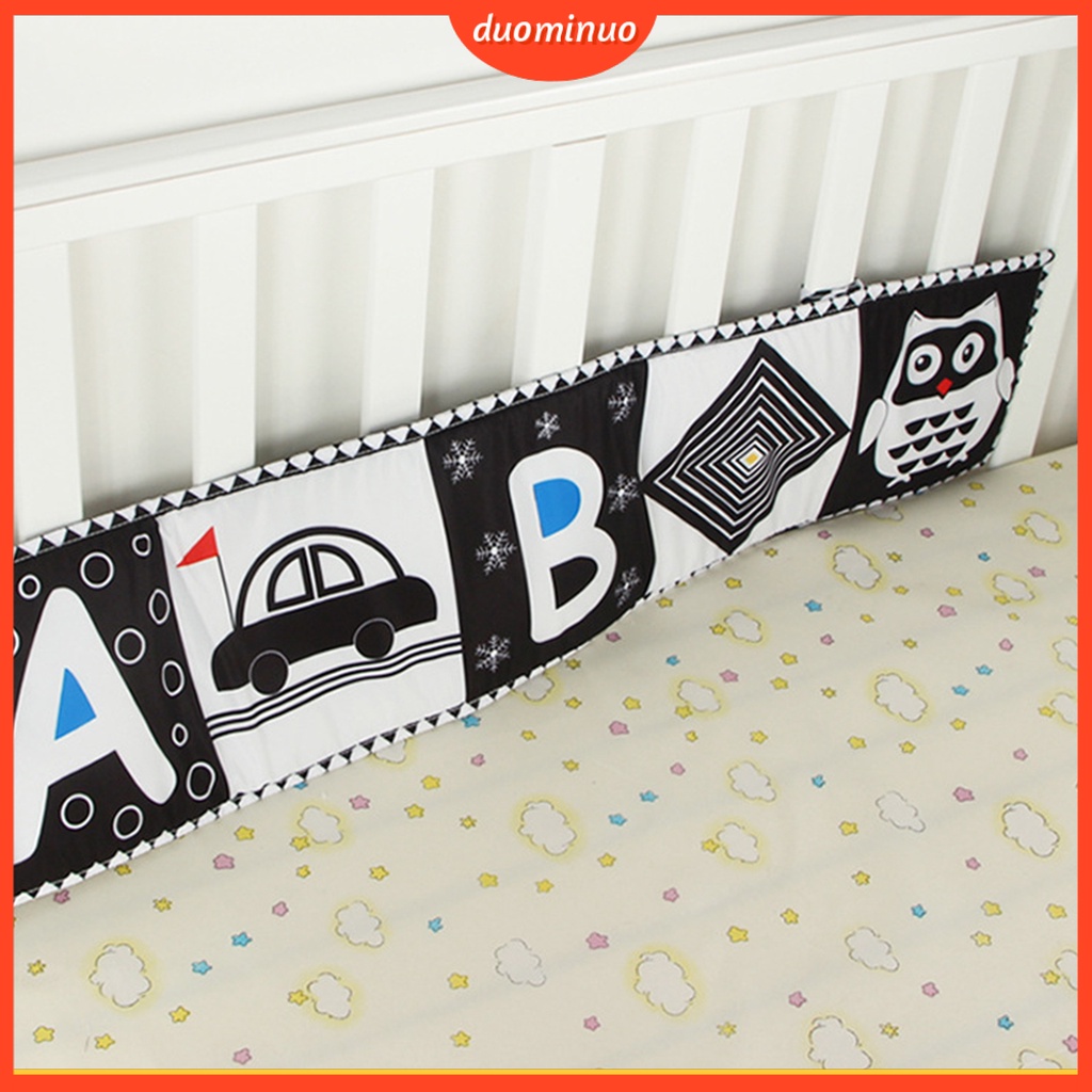 Sách Vải Mềm Họa Tiết Hoạt Hình Màu Trắng Đen Phát Triển Trí Thông Minh Cho Bé