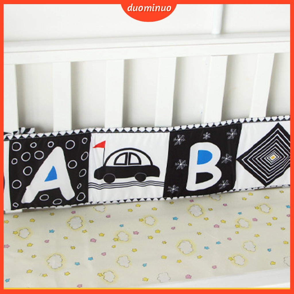 Sách Vải Mềm Họa Tiết Hoạt Hình Màu Trắng Đen Phát Triển Trí Thông Minh Cho Bé