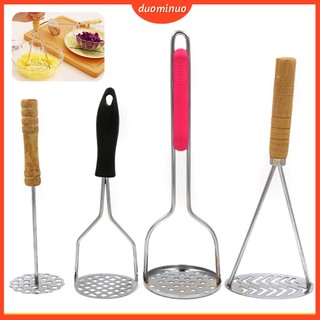 【duominuo】Dụng cụ nghiền khoai tây cầm tay chống trượt bằng thép không gỉ