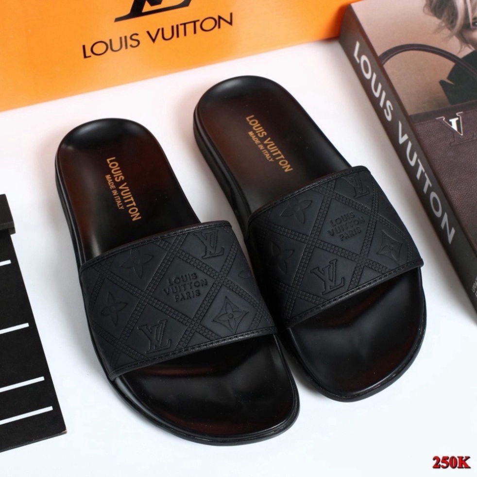 Dép Nam Quai Ngang, Dép Boy Phố, Dép Louis vuitton LV in Đủ size 37-43 Mộc Trà Shoppp