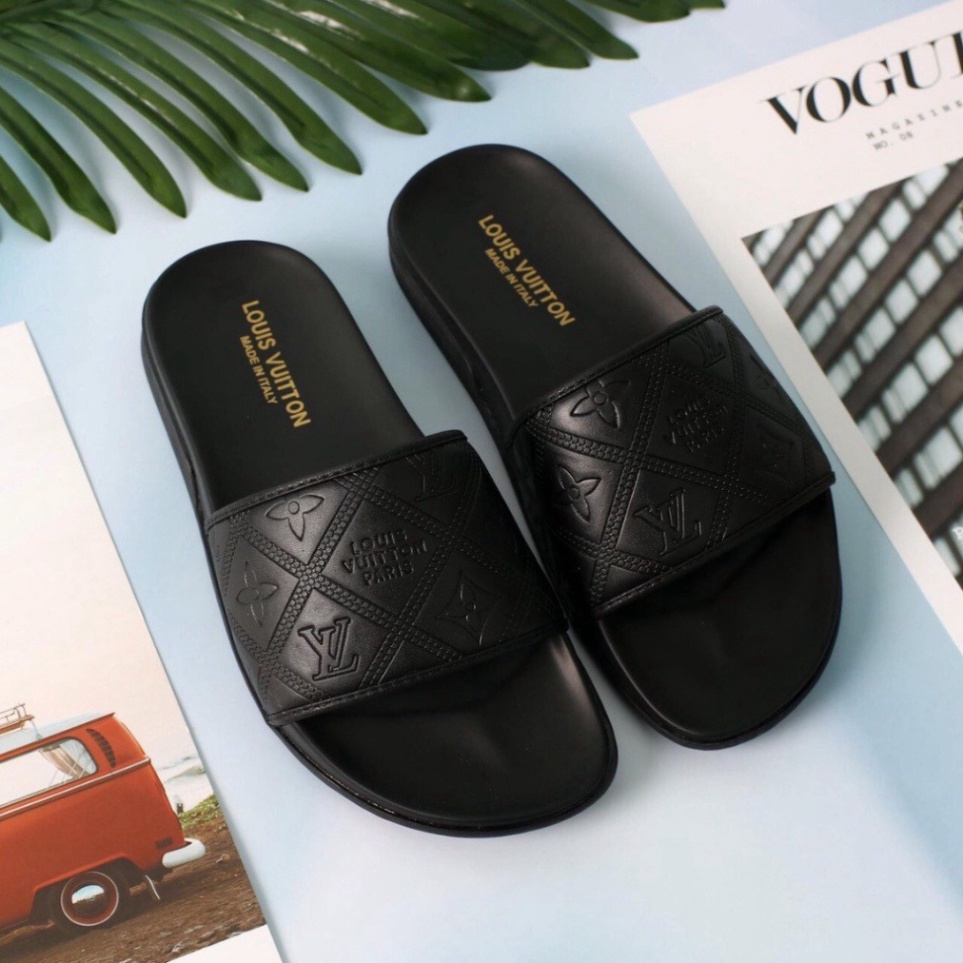 Dép Nam Quai Ngang, Dép Boy Phố, Dép Louis vuitton LV in Đủ size 37-43 Mộc Trà Shoppp