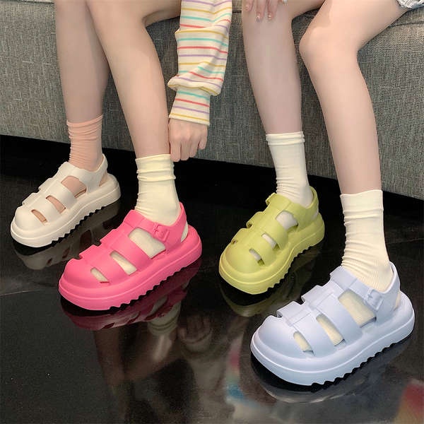 Giày Sandal Đế Dày Thời Trang Dành Cho Nữ
