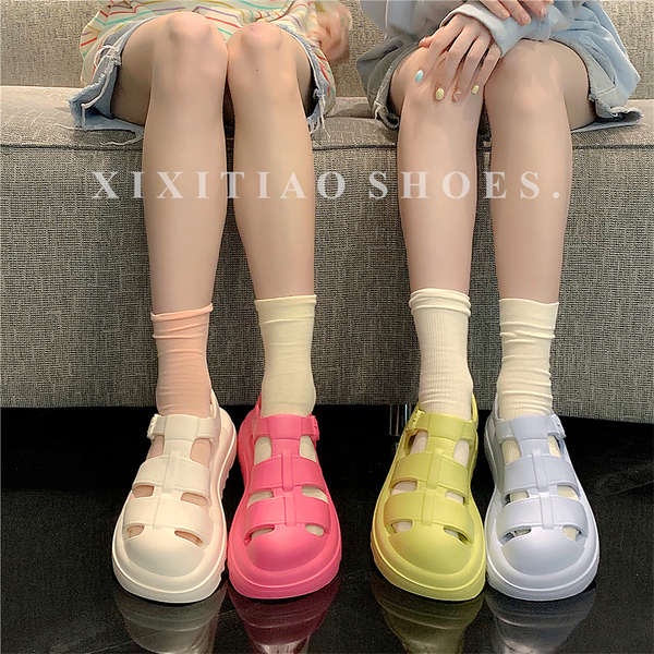 Giày Sandal Đế Dày Thời Trang Dành Cho Nữ