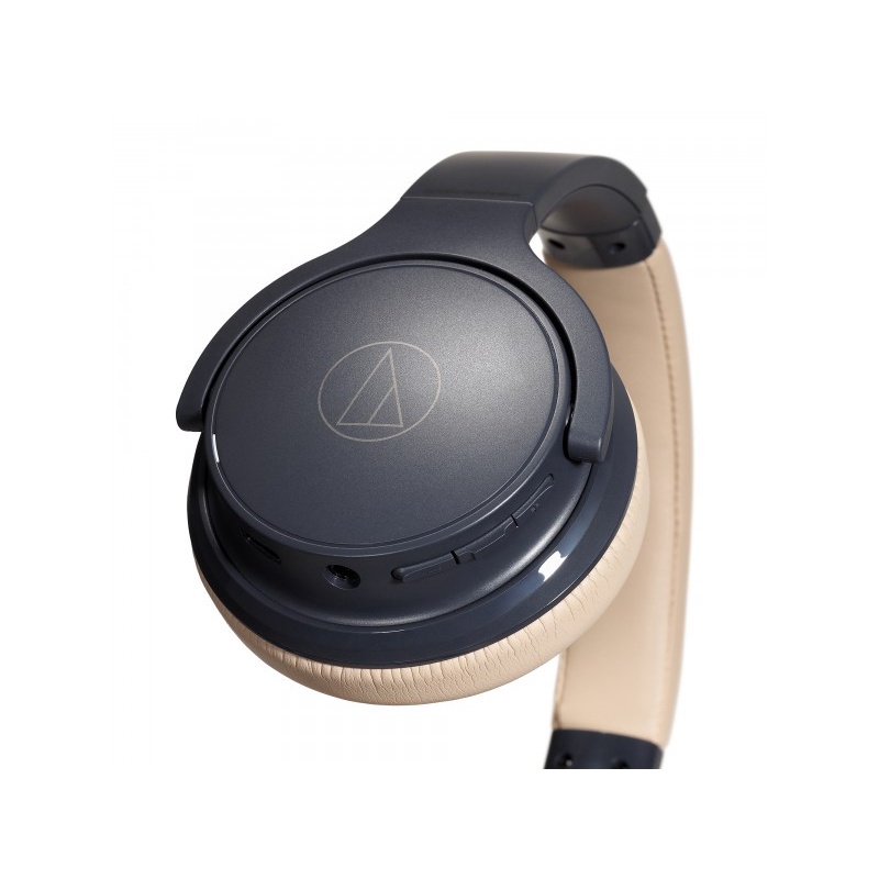 Tai nghe Bluetooth Audio-Technica ATH-S220BT |60H Sử Dụng |Bluetooth 5.0 | Kết Nối 2 Thiết Bị |Hàng Chính Hãng