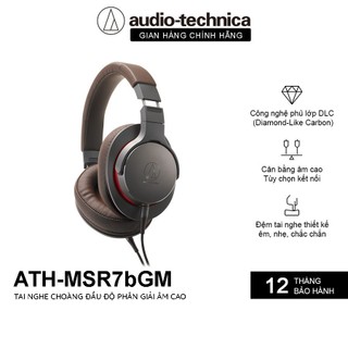 Tai Nghe Audio-technica Choàng Đầu Hi-res ATH-MSR7b - Hàng Chính Hãng