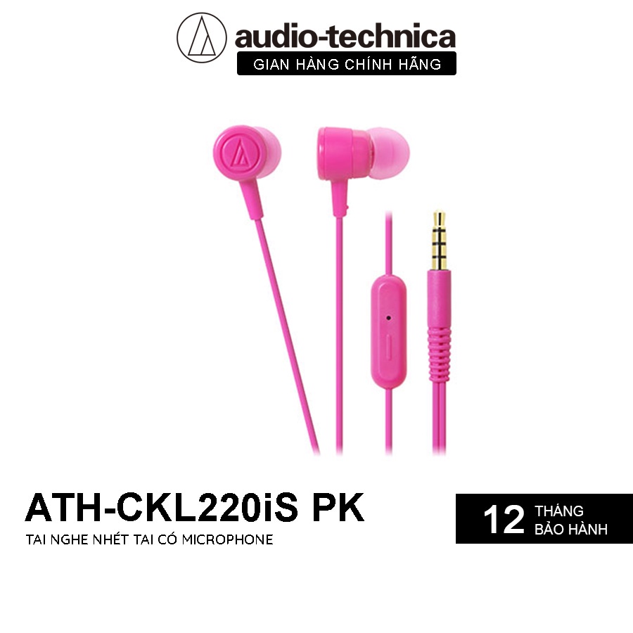 Tai Nghe Nhét Tai Audio Technica ATH-CKL220iS - Hàng Chính Hãng