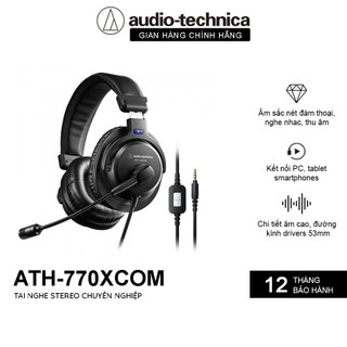 Tai nghe Stereo Audio-Technica ATH-770XCOM - Hàng Chính Hãng