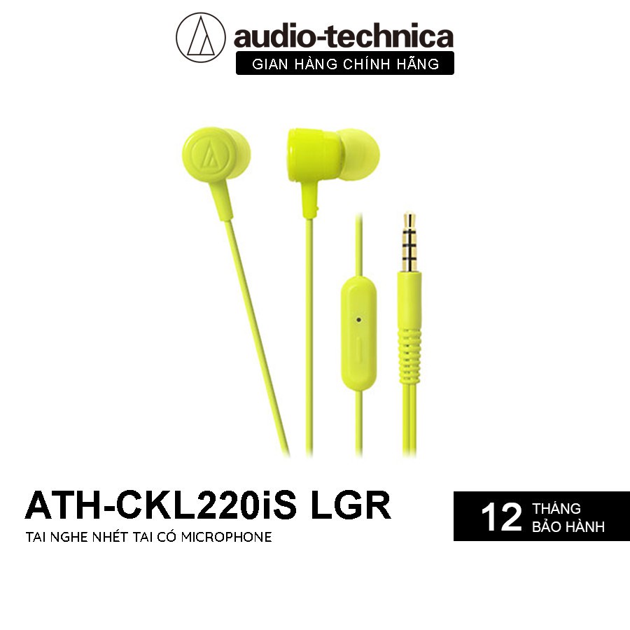 Tai Nghe Nhét Tai Audio Technica ATH-CKL220iS - Hàng Chính Hãng
